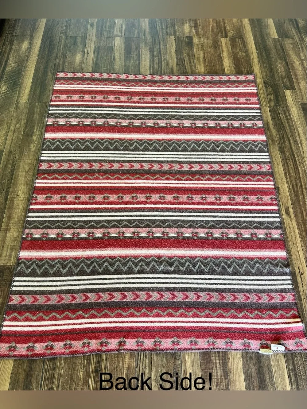 Woolrich Southwestern Wool Throw Blanket Size 50x68